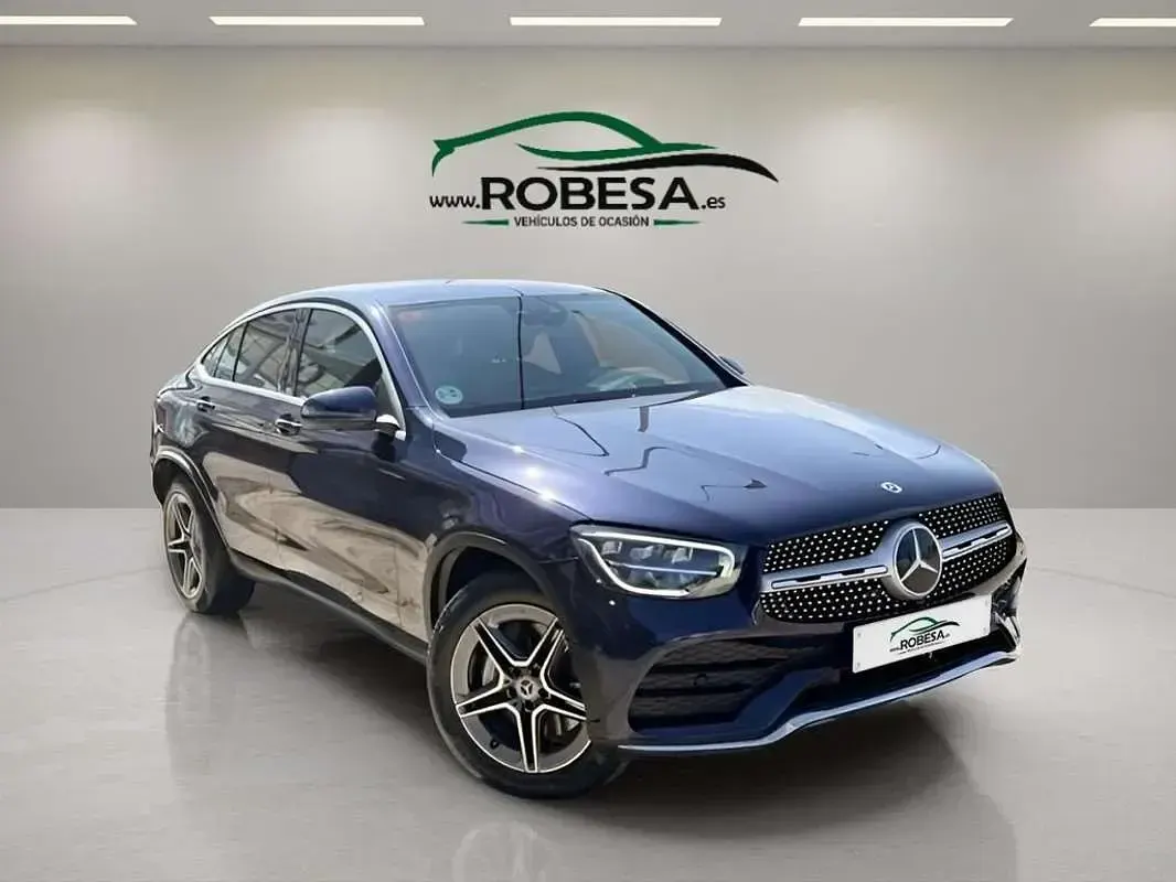 Usado Mercedes GLC220 194 CV (142 kW) 2021 Azul SUV
