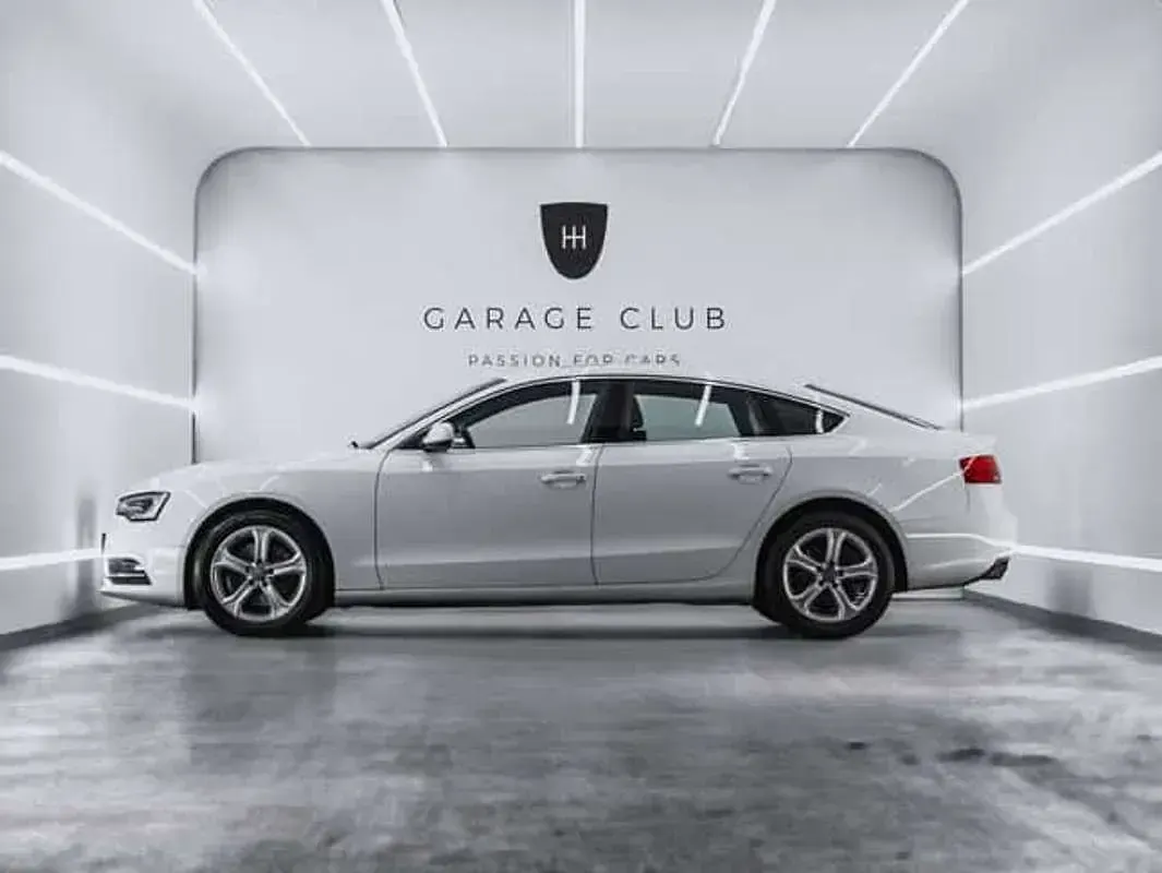 Usado Audi A5 Sportback S-Line 150 CV (110 kW) 2014 Blanco Utilitario