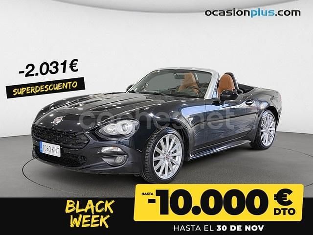 Negro Usado 2018 Fiat 124 Spider Lusso Descapotable | 23.890 € (Super precio) - Imagen 1/4
