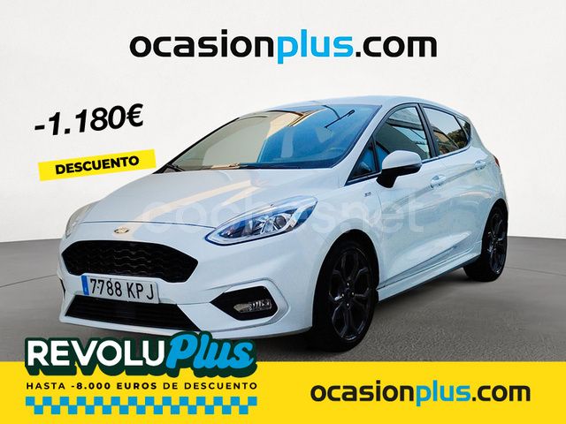 Blanco Usado 2018 Ford Fiesta ST-Line Utilitario | 12.990 € (Precio justo) - Imagen 1/4