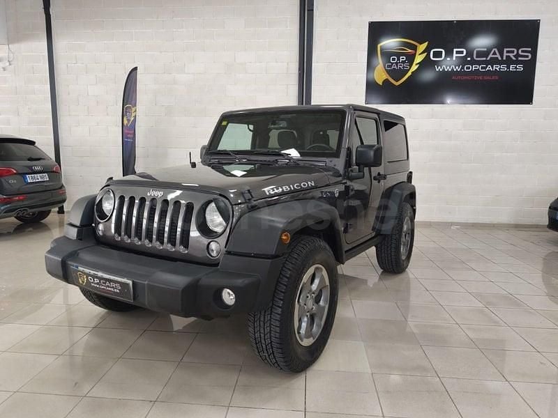 Usado Jeep Wrangler Rubicon 200 CV (147 kW) 2018 Gris / plata SUV
