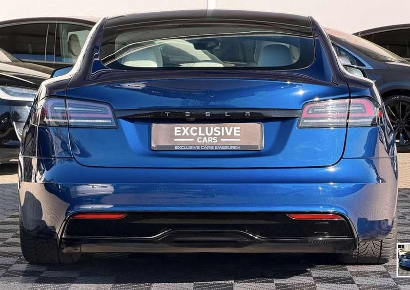 Usado Tesla Model S Long Range AWD 492 kW (670 CV) 2023 Azul Utilitario