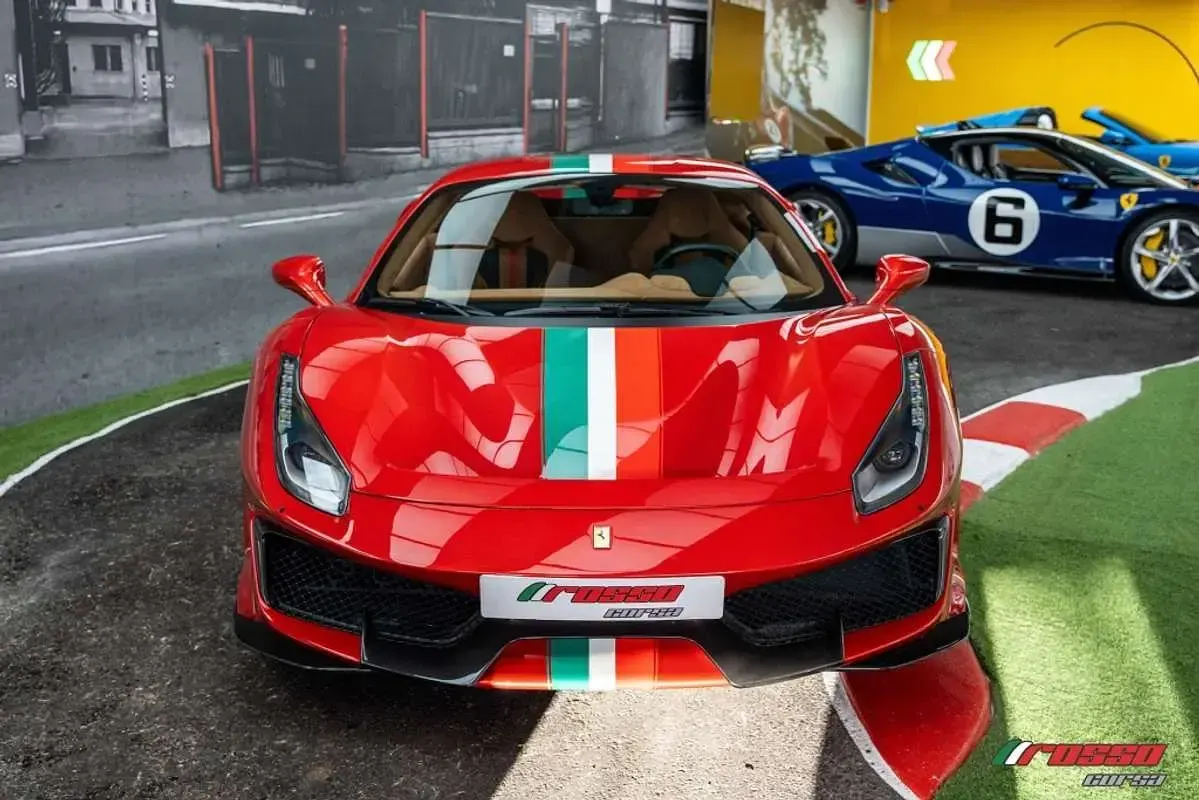 Usado Ferrari 488 721 CV (530 kW) 2019 Rojo Coupe