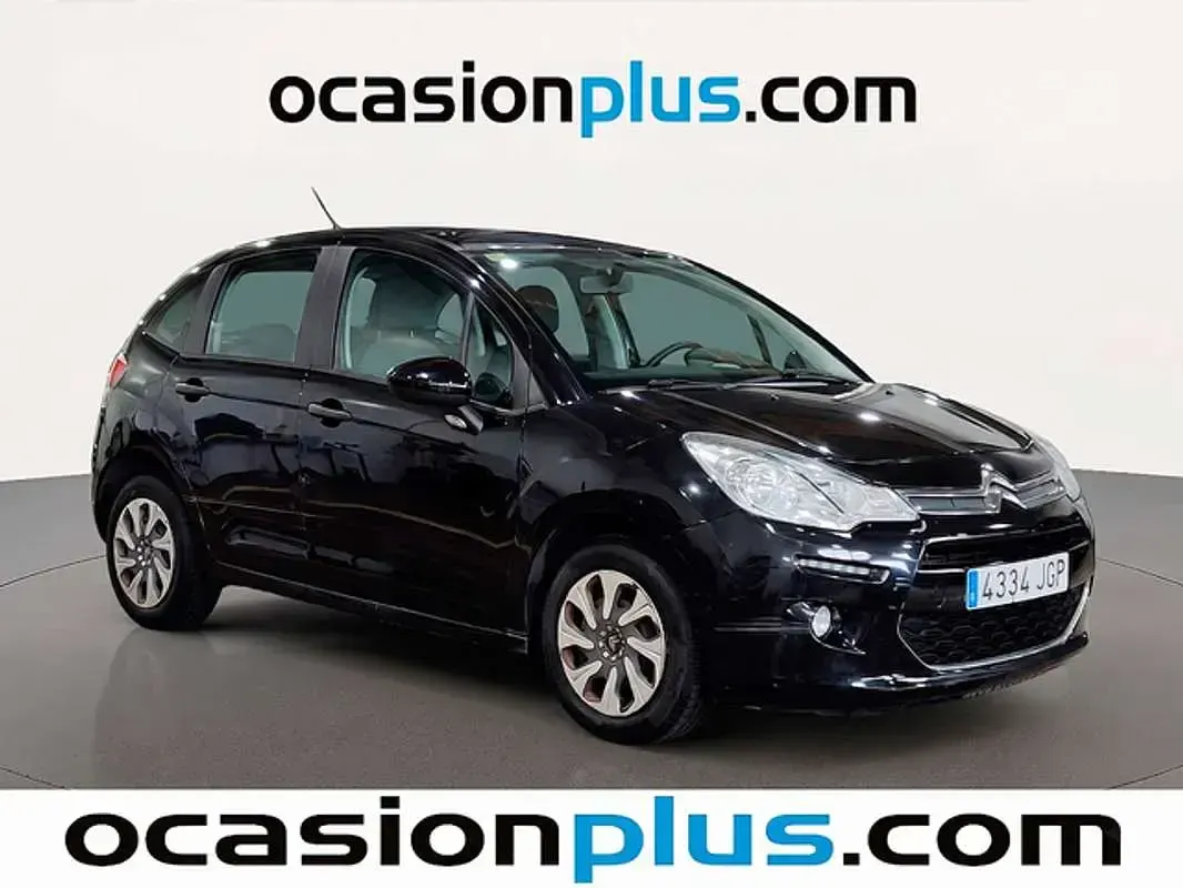 Usado Citroën C3 PureTech 68 CV (50 kW) 2015 Negro Utilitario