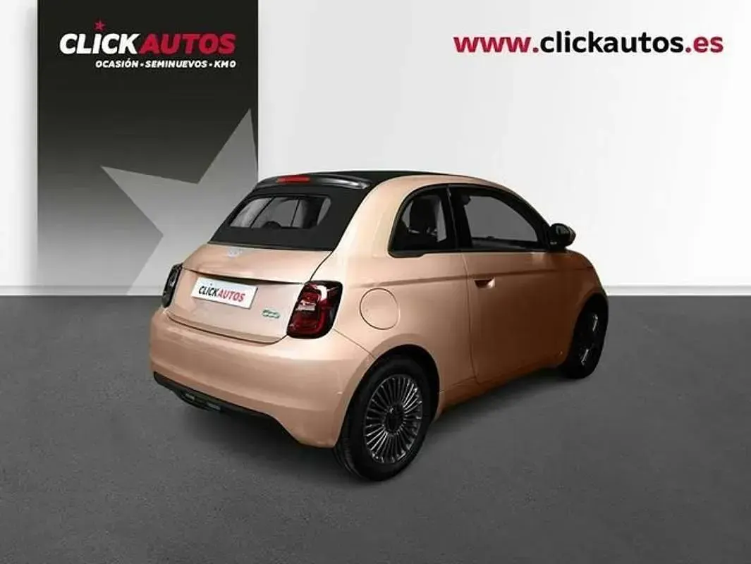 Usado Fiat 500e Icon 86 kW (118 CV) 2022 Amarillo Descapotable