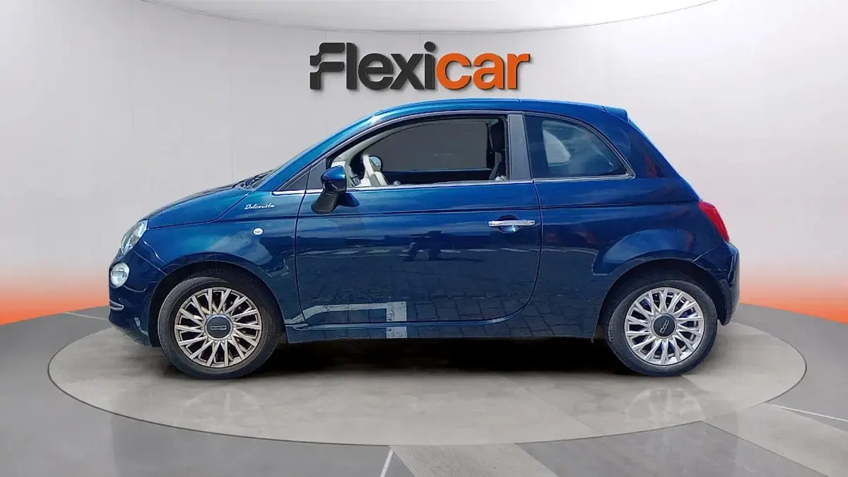 Usado Fiat 500 Lounge 86 CV (63 kW) 2019 Azul Utilitario