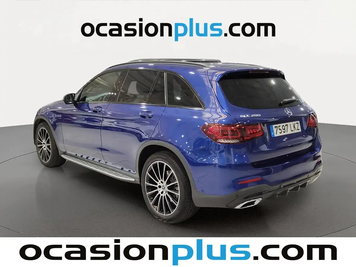 Usado Mercedes GLC200 AMG 197 CV (144 kW) 2020 Azul SUV
