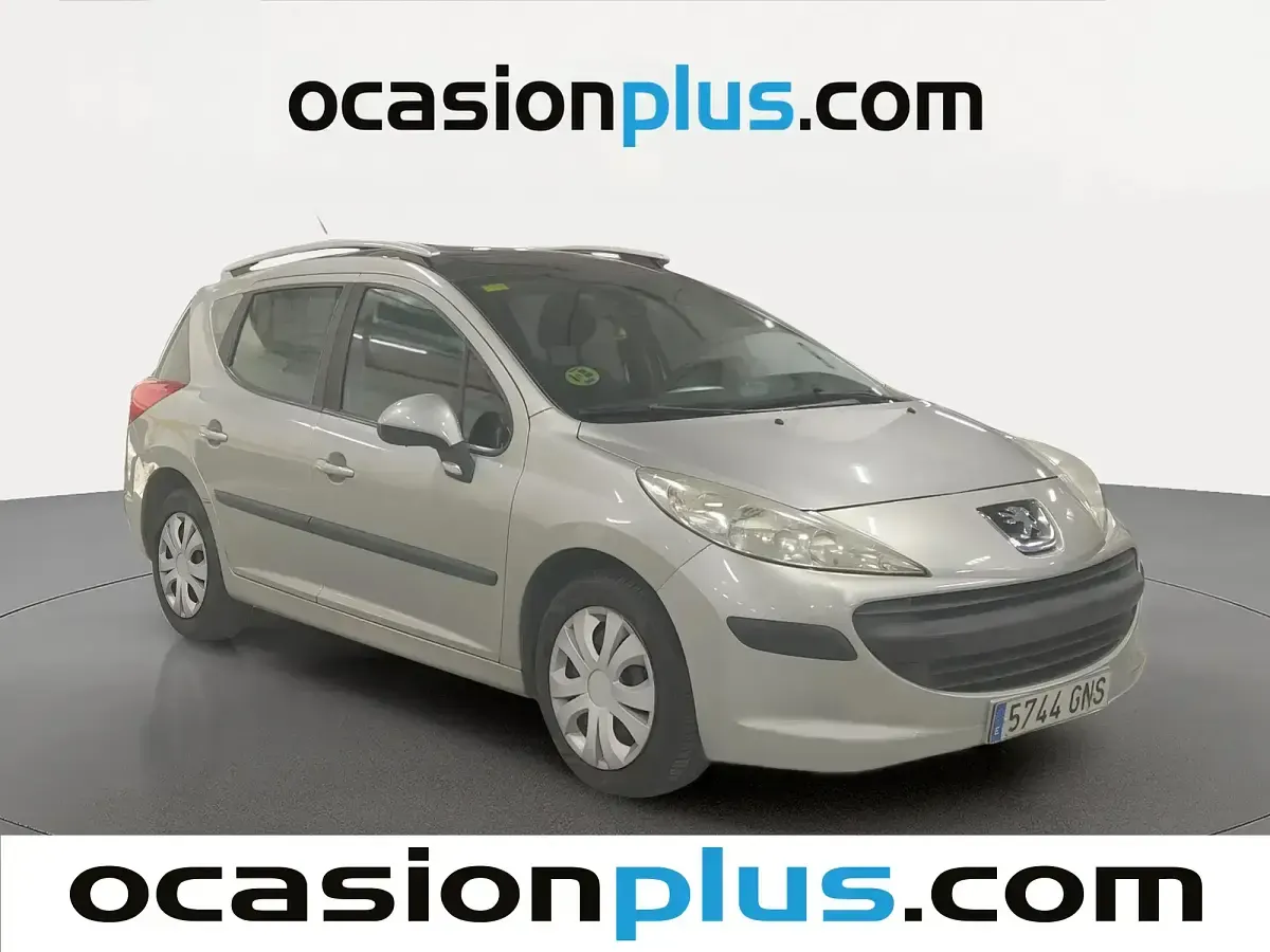 Usado Peugeot 207 90 CV (66 kW) 2009 Gris Familiar