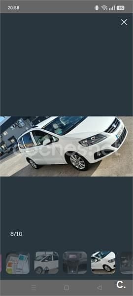 Usado Seat Alhambra Style 150 CV (110 kW) 2016 Blanco Monovolumen