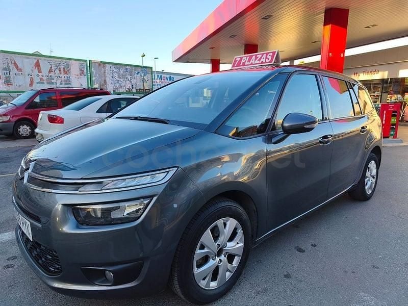 Usado Citroën Grand C4 Picasso Seduction 112 CV (82 kW) 2014 Gris / plata Monovolumen