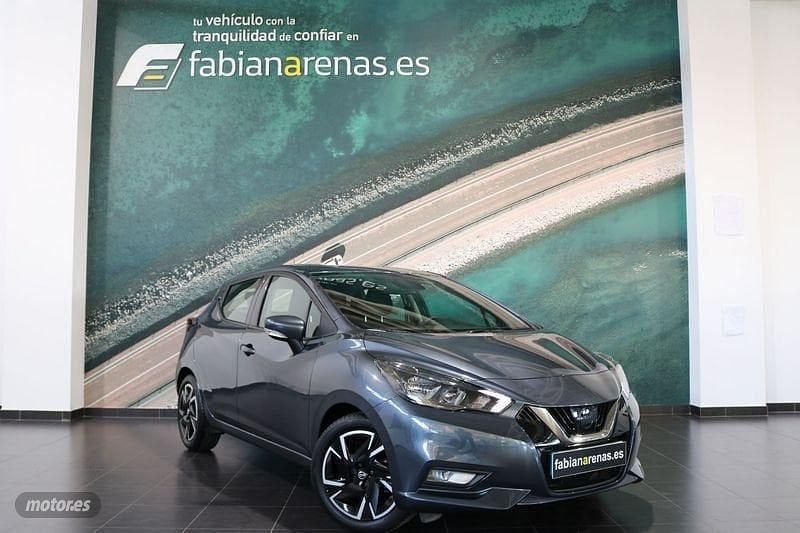 Gris / plata Usado 2022 Nissan Micra Acenta Berlina | 13.900 € (Precio justo) - Imagen 1/4