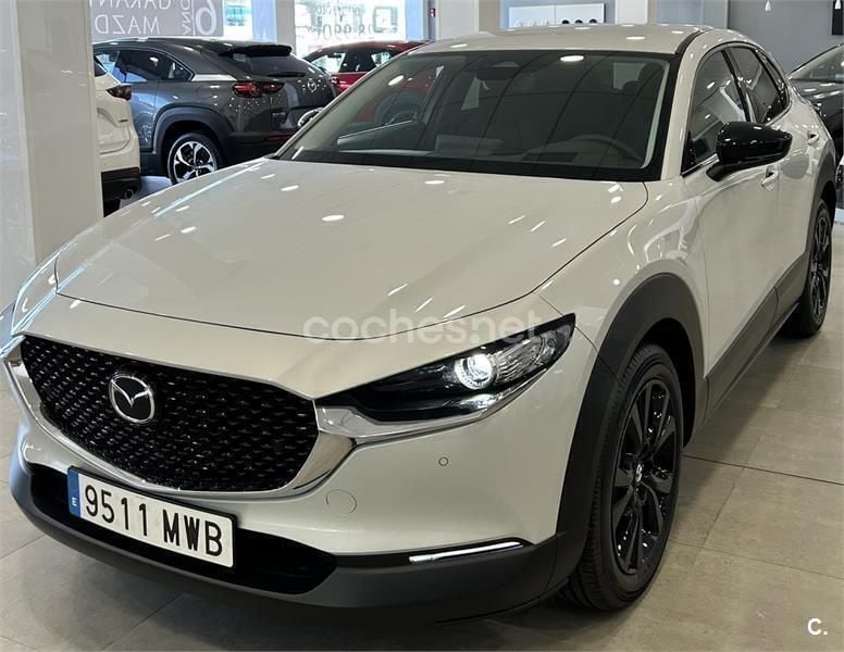Blanco Usado 2024 Mazda CX-30 Homura-Line SUV | 26.500 € (Precio justo) - Imagen 1/4