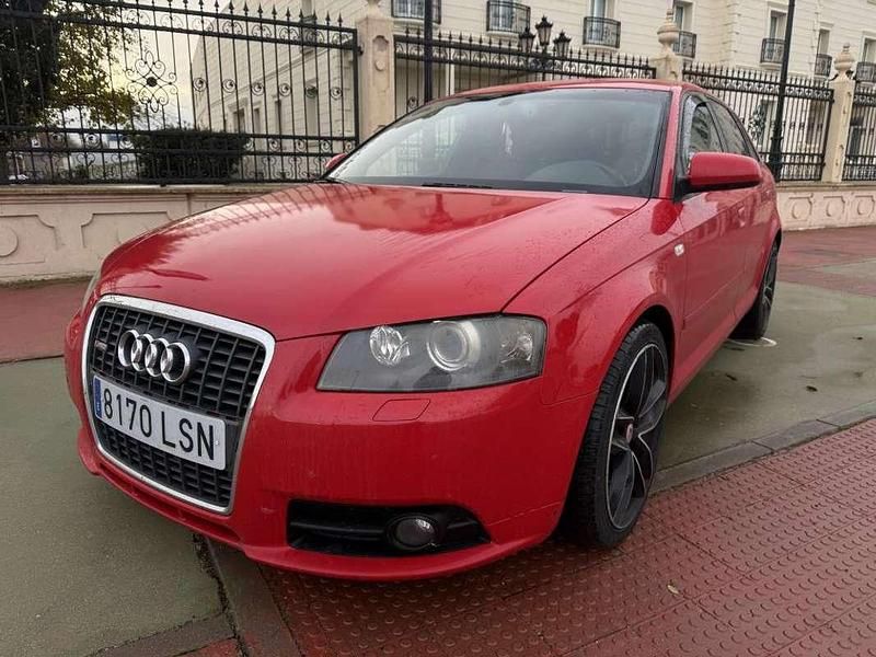 Rojo Usado 2008 Audi A3 Sportback Ambiente Utilitario | 8600 € (Precio justo) - Imagen 1/4
