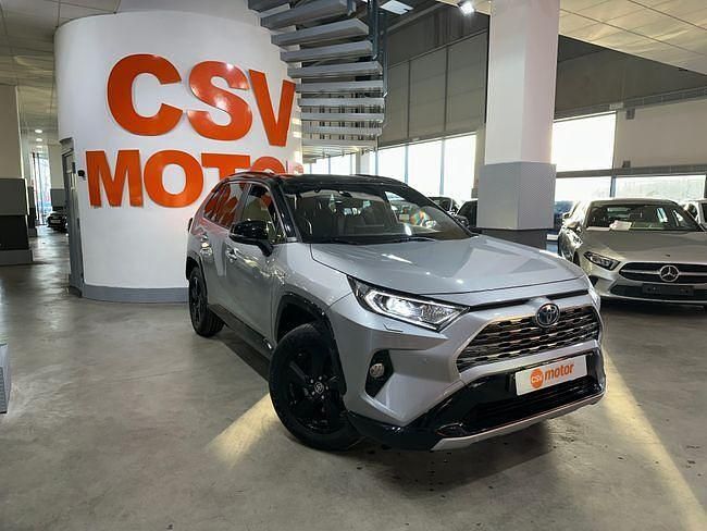 Usado Toyota RAV4 Hybrid Style 219 CV (161 kW) 2021 Gris SUV