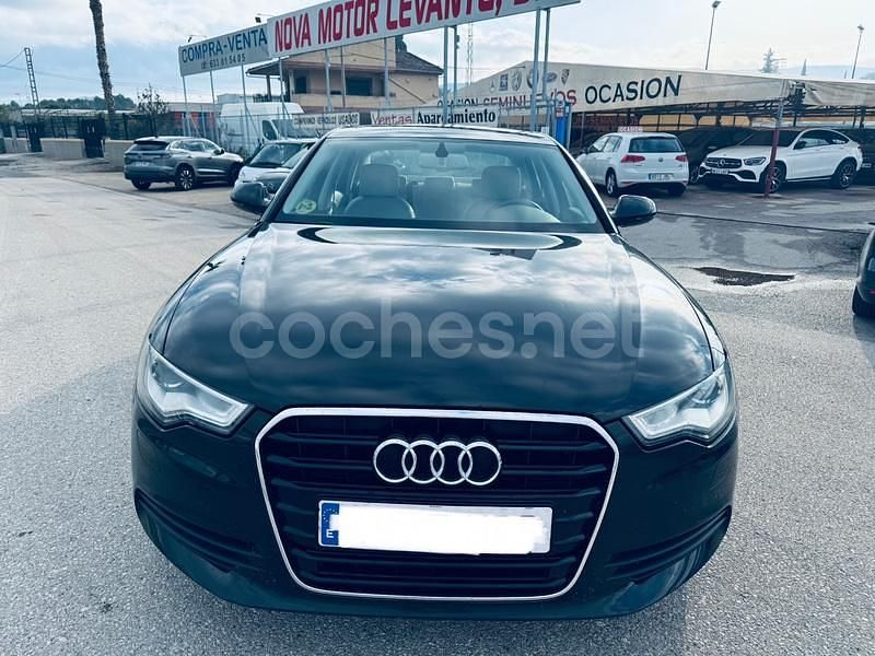 Usado Audi A6 177 CV (130 kW) 2014 Negro Berlina