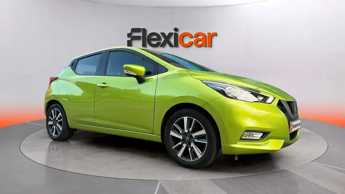Usado Nissan Micra Acenta 71 CV (52 kW) 2018 Verde Utilitario