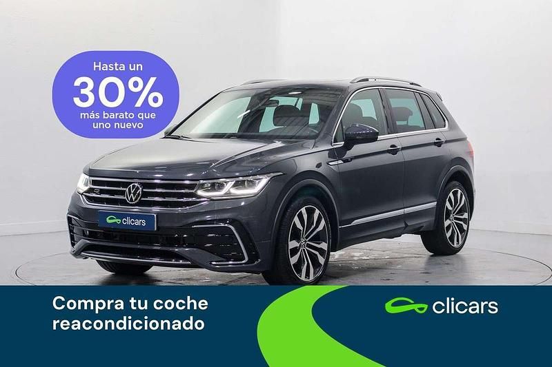Usado VW Tiguan R-line 150 CV (110 kW) 2021 Gris SUV