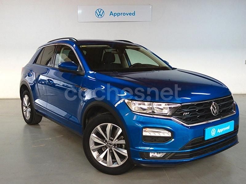 Azul Usado 2021 VW T-Roc Advance SUV | 22.300 € (Caro) - Imagen 1/4