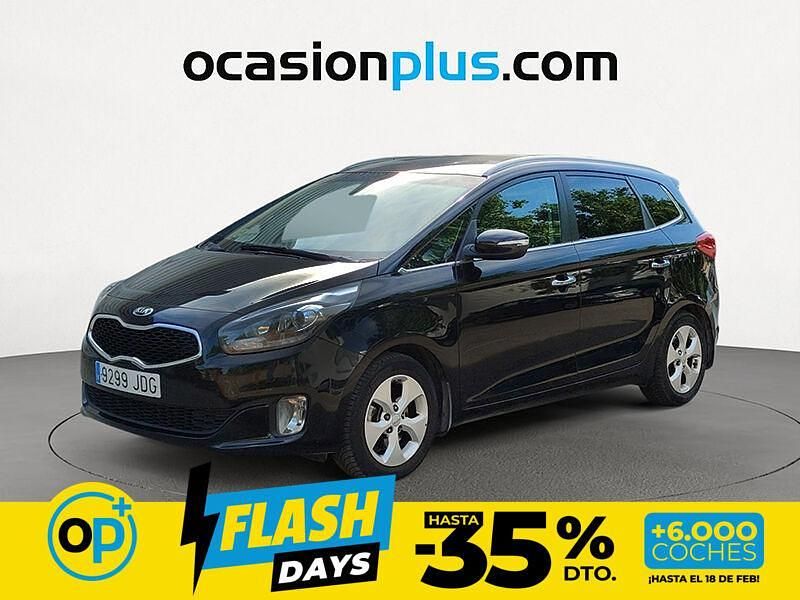 Usado Kia Carens 116 CV (85 kW) 2015 Negro Monovolumen
