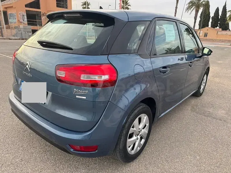 Käytetty Citroën C4 Picasso Attraction 120 HP (88 kW) 2014 Sininen Tila-auto