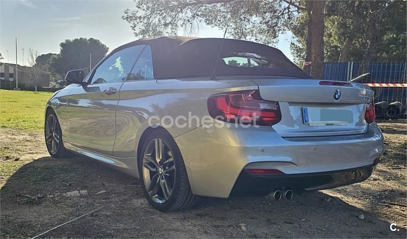 Usado BMW 220 Comfort Edition 190 CV (139 kW) 2015 Gris / plata Descapotable