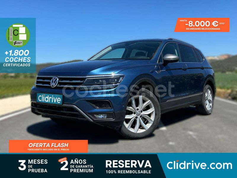 Azul Usado 2018 VW Tiguan Allspace Sportline SUV | 22.390 € (Buen precio) - Imagen 1/3