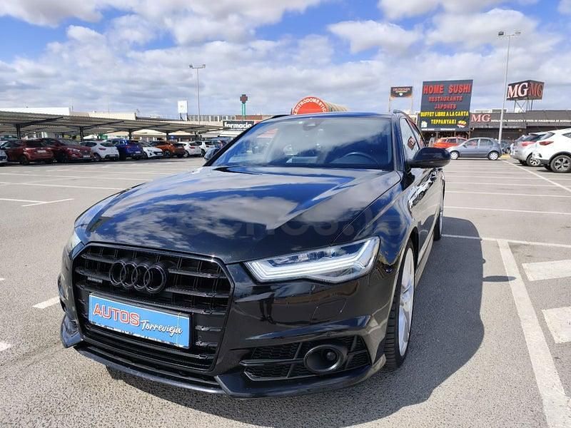 Usado Audi A6 S-Line 272 CV (200 kW) 2017 Negro Familiar