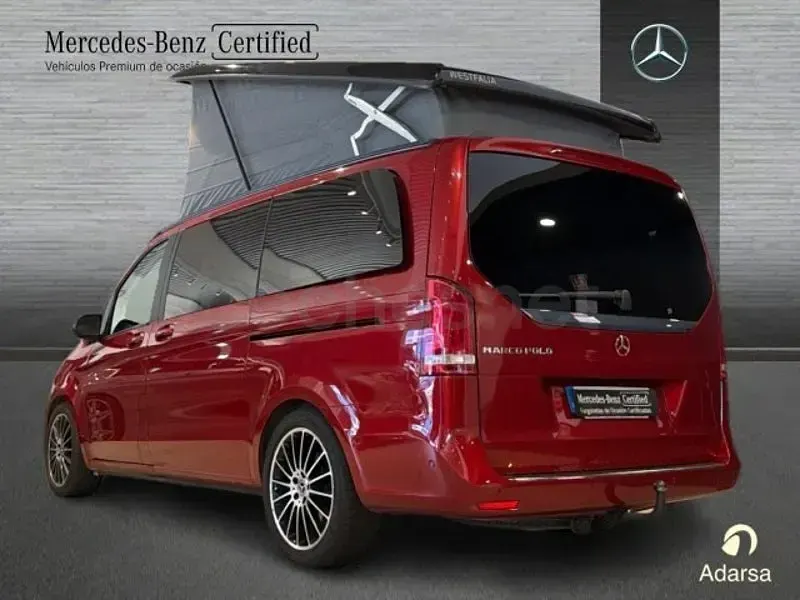 Usado Mercedes V300 Marco Polo 239 CV (175 kW) 2021 Rojo Monovolumen