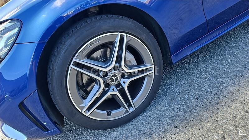 Usado Mercedes C200 160 CV (117 kW) 2020 Azul Berlina