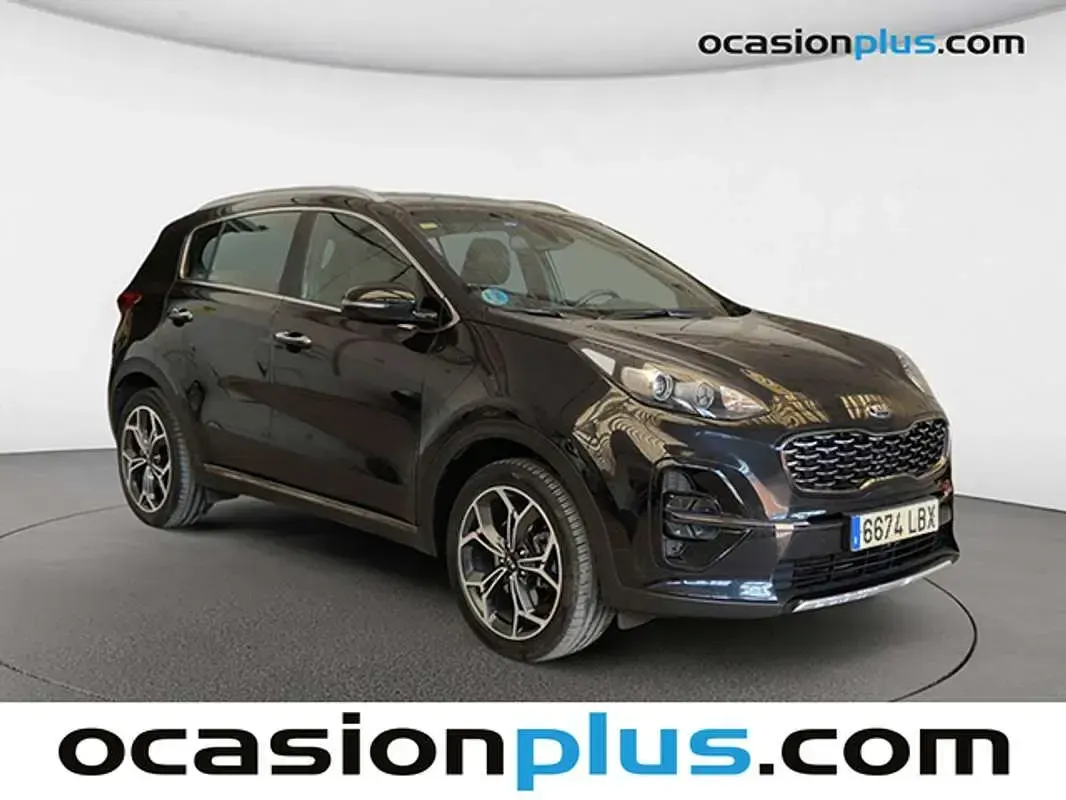 Usado Kia Sportage GT-Line 116 CV (85 kW) 2019 Negro SUV