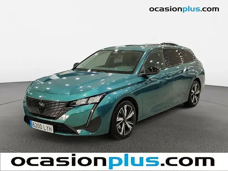 Azul Usado 2022 Peugeot 308 Allure Familiar | 19.500 € (Precio justo) - Imagen 1/4