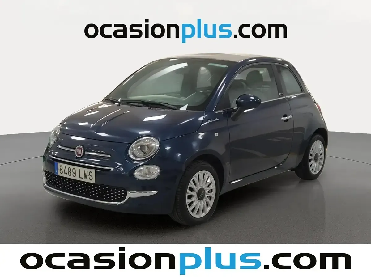 Usado Fiat 500 Dolcevita 70 CV (51 kW) 2022 Azul Descapotable