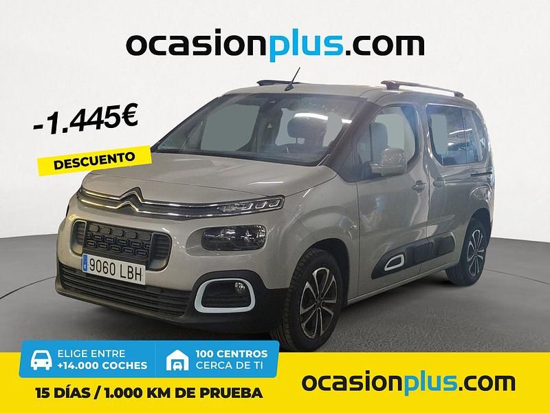 Beige Usado 2019 Citroën Berlingo Feel Monovolumen | 14.890 € (Un poco caro) - Imagen 1/4