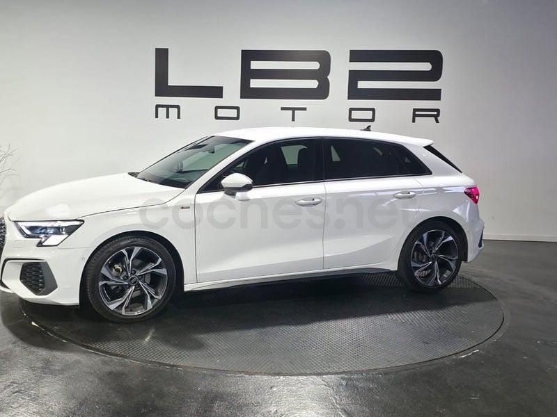 Usado Audi A3 S-Line 150 CV (110 kW) 2023 Blanco Berlina