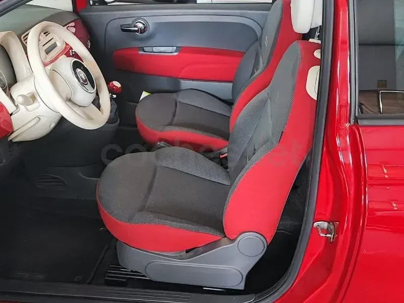 Usado Fiat 500 Lounge 69 CV (50 kW) 2014 Rojo Berlina