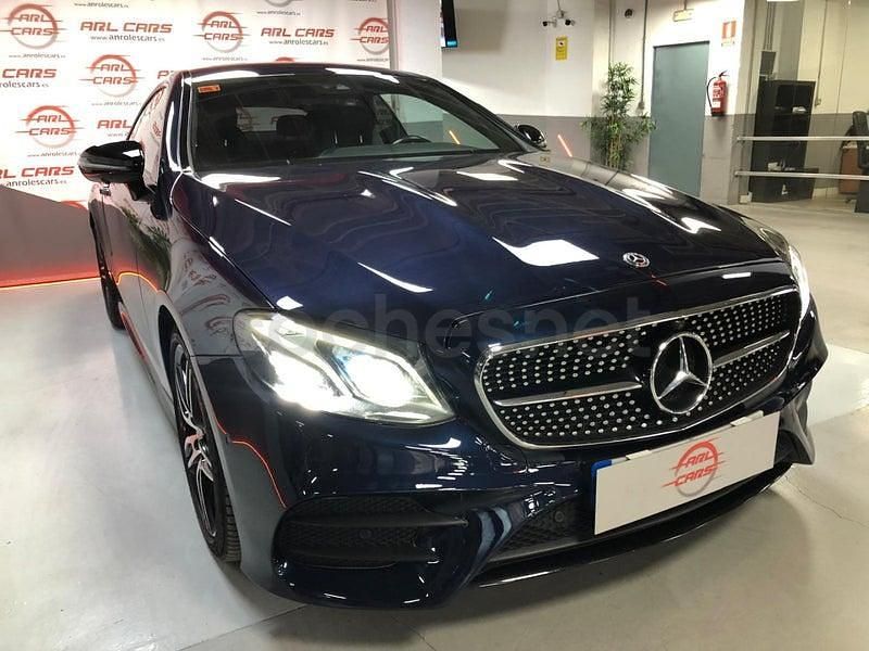 Usado Mercedes E220 194 CV (142 kW) 2018 Azul Coupe