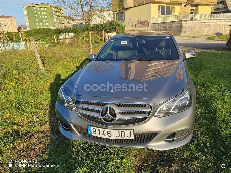Beige Usado 2015 Mercedes E220 Avantgarde Berlina | 18.800 € (Precio justo) - Imagen 1/4