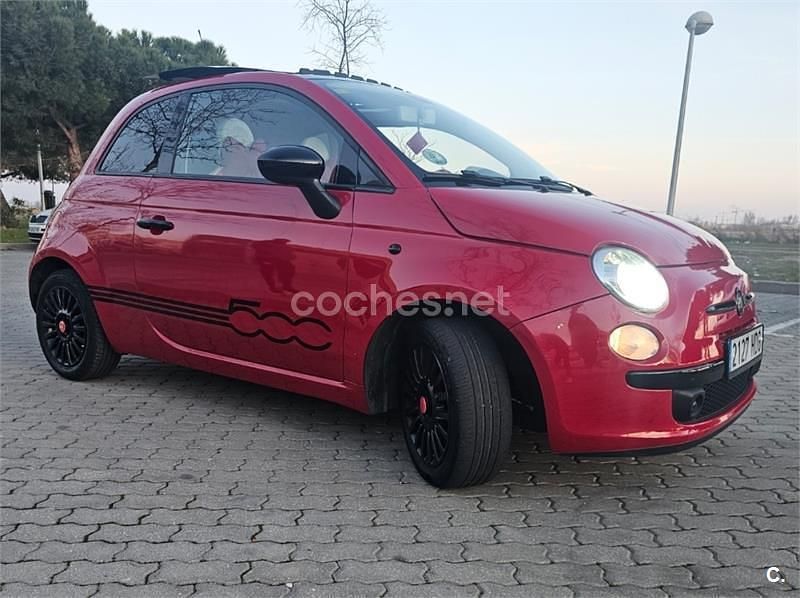Usado Fiat 500 Pop 69 HP (50 kW) 2011 Vermelho Sedan