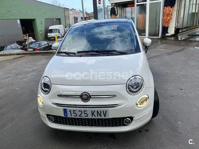 Usado Fiat 500 Lounge 69 CV (50 kW) 2018 Blanco Berlina
