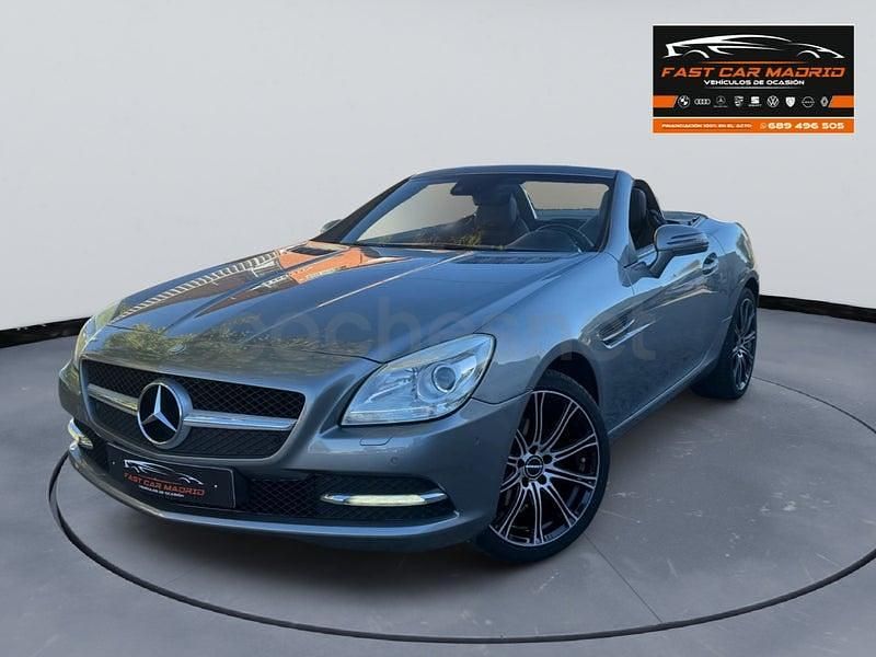 Usado Mercedes SLK200 184 CV (135 kW) 2012 Gris / plata Descapotable