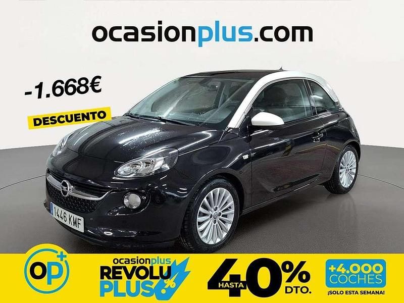 Usado Opel Adam Glam 101 CV (74 kW) 2018 Negro Utilitario