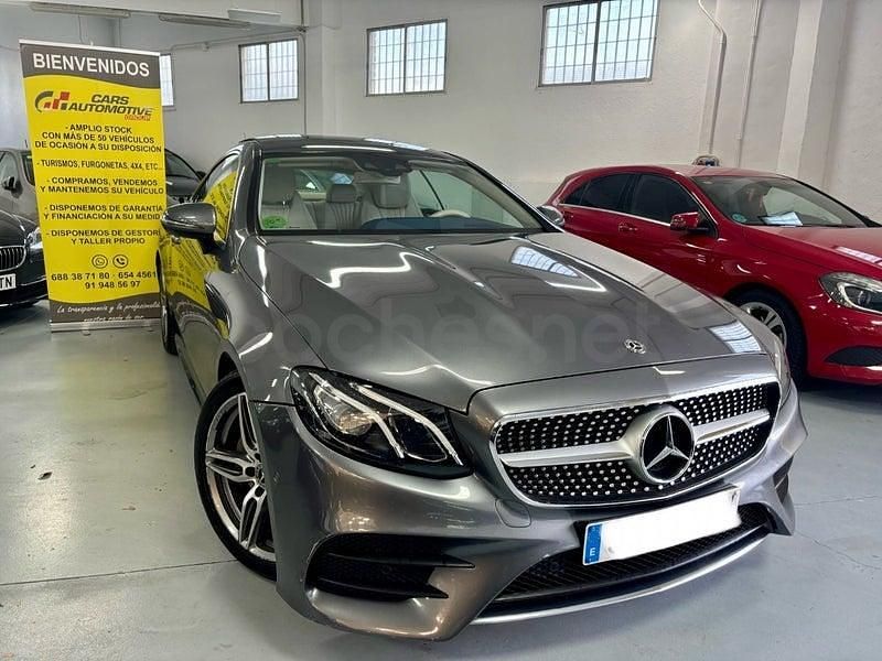 Usado Mercedes E220 194 CV (142 kW) 2018 Gris / plata Coupe