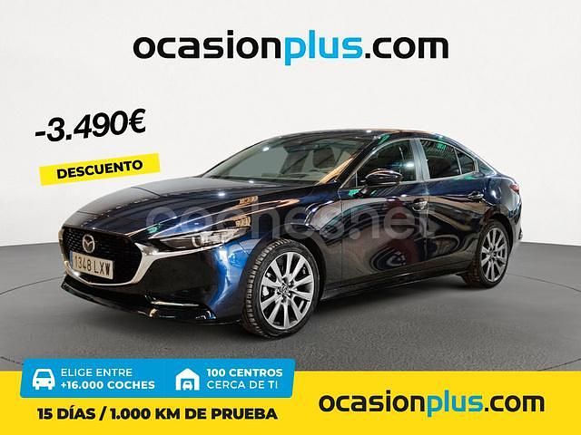 Azul Usado 2022 Mazda 3 Berlina | 23.650 € (Precio justo) - Imagen 1/4