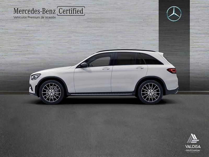 Usado Mercedes GLC220 AMG line 194 CV (142 kW) 2022 Blanco
