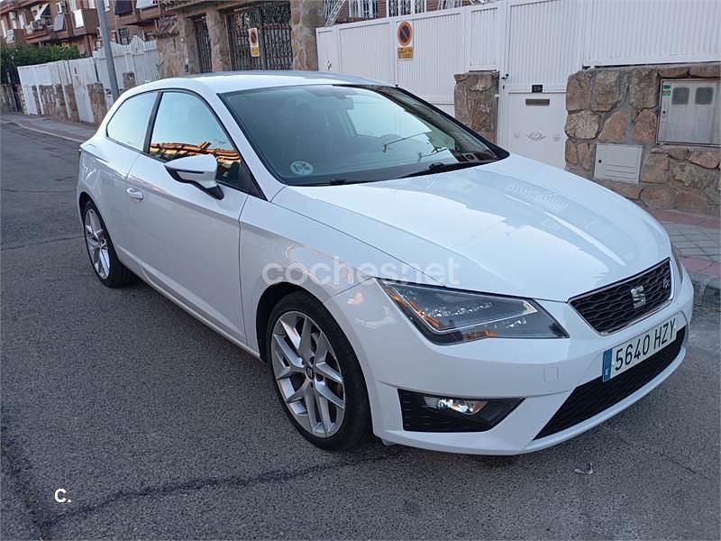 Usado Seat Leon SC FR 150 CV (110 kW) 2014 Blanco Utilitario