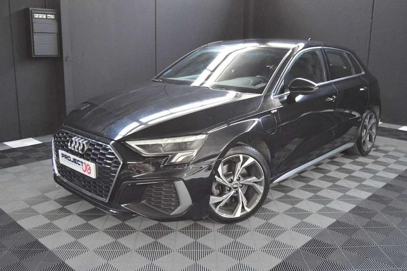 Usado Audi A3 Sportback e-tron S-Line 204 CV (150 kW) 2021 Negro Utilitario
