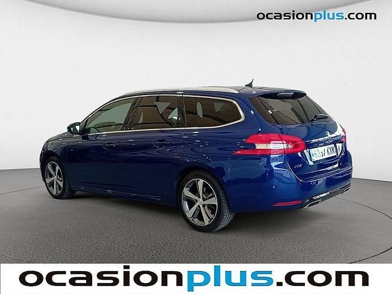 Usado Peugeot 308 SW GT-line 131 CV (96 kW) 2019 Azul Familiar