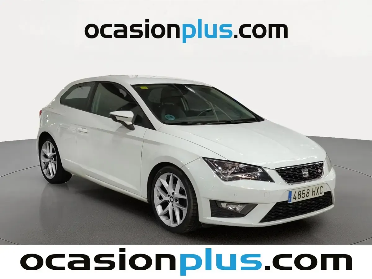 Usado Seat Leon FR 140 CV (102 kW) 2014 Blanco Utilitario