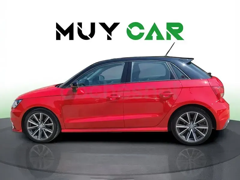 Usado Audi A1 Sportback Attraction 95 CV (69 kW) 2016 Rojo Utilitario