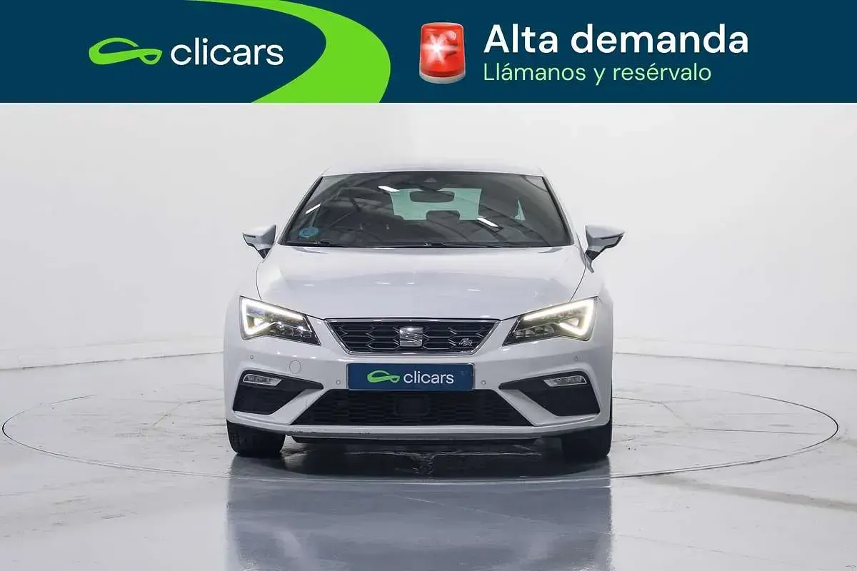 Usado Seat Leon FR 150 CV (110 kW) 2019 Blanco Utilitario